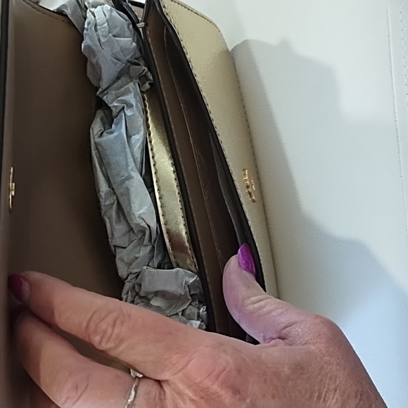 Michael Kors Metallic Gold Crossbody Bag